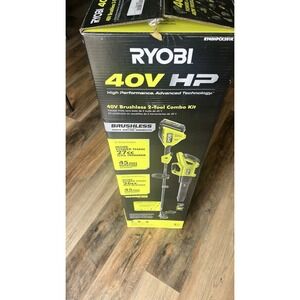 RYOBI 40V HP Brushless Trimmer Blower Combo Kit 4Ah Battery Expand-It
